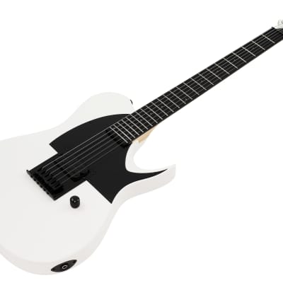 S by Solar TB4.61W – Single Pickup – White Electric Guitar image 1