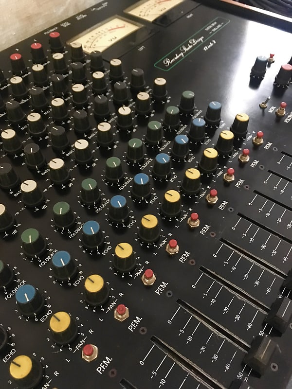 Console mixage vintage RSD (pré studiomaster) - Eaton bray