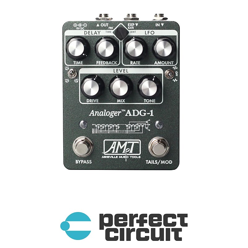 Asheville Music Tools ADG-1 Analoger Series BBD Delay Pedal image 1