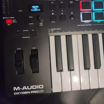 M-Audio Oxygen Pro 25 MIDI Keyboard Controller 2020 - Present - Black