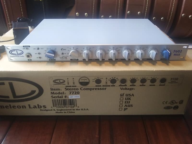 Chameleon Labs 7602 MKII. Silver. Excellent Condition. Safe Reverb
