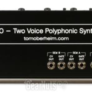 Tom Oberheim Two Voice Pro Dual Analog Synthesizer with Sequencer - Black image 2