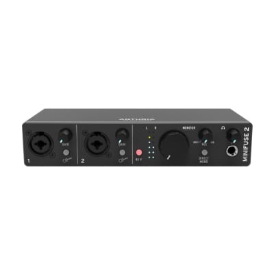 Arturia - MiniFuse 2 - Compact USB Audio & MIDI Interface with Creative Software for Recording, Production, Podcasting, Guitar - Black image 2