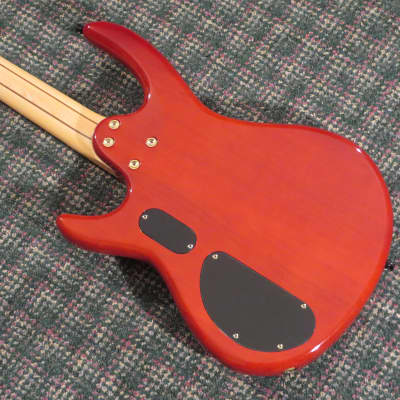2011 BC Rich Innovator 4-String Bass Orange Burst Figured Maple Top! w/hardshell case image 4