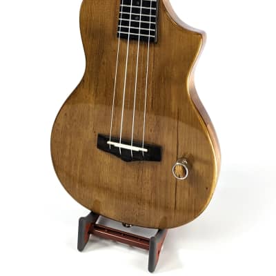 Big Island E-Ukulele Longneck EUL SMP N 2023 - Natural Spalted Maple image 2