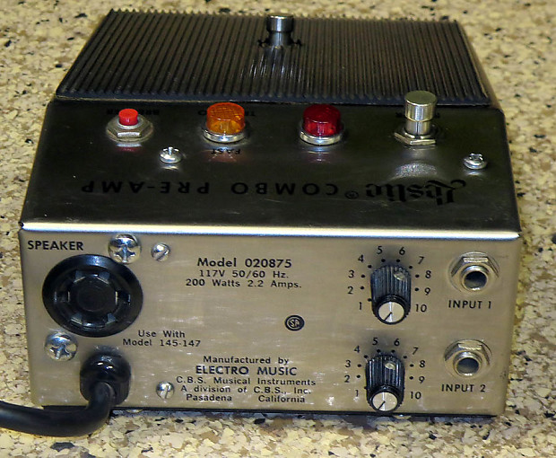 Leslie レスリー・コンボ・プリアンプ 7875. 147, 145用 Leslie コンボ・プリアンプ 7875. 147, 145, 44W 用