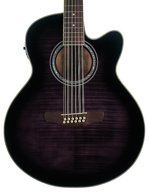 結弦 Ibanez PF15ECEWC-TBS PF Series Acoustic Guitar in