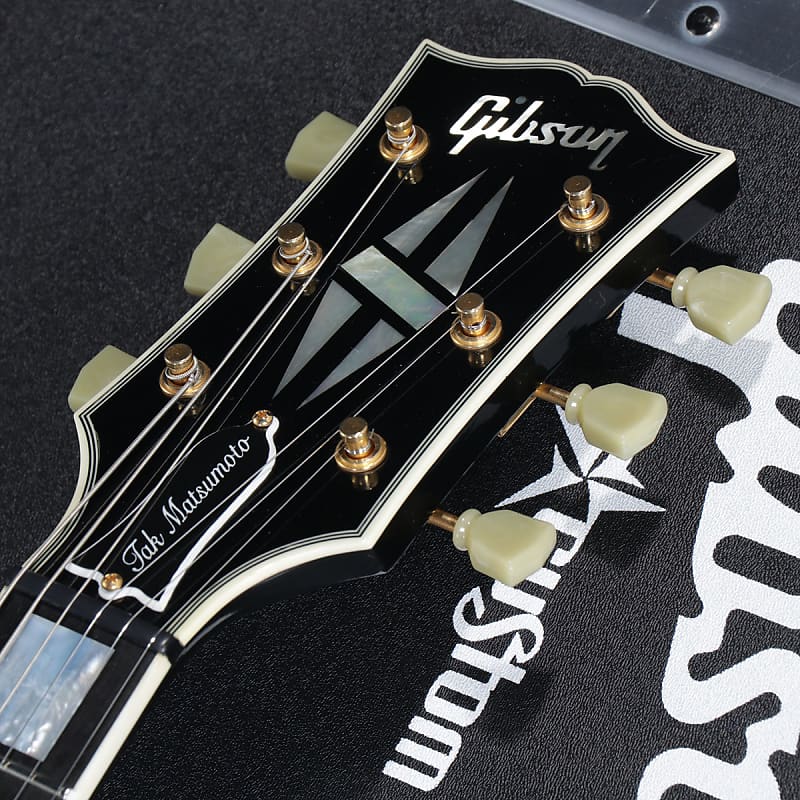 GIBSON CUSTOM Tak Matsumoto DC Custom Ebony 2008 1st Edition wAnxil Case  (S/N:TAK8081) [04/09] | Reverb Australia