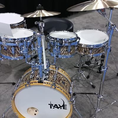 Taye Go Kit 8" / 10" / 12" / 18" / 4x13" Compact 5pc Drum Kit w/ Hardware image 1