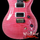 PRS Wood Library 10 Top Custom 24 Flame Maple Top Brazilian Rosewood Fingerboard Bonnie Pink