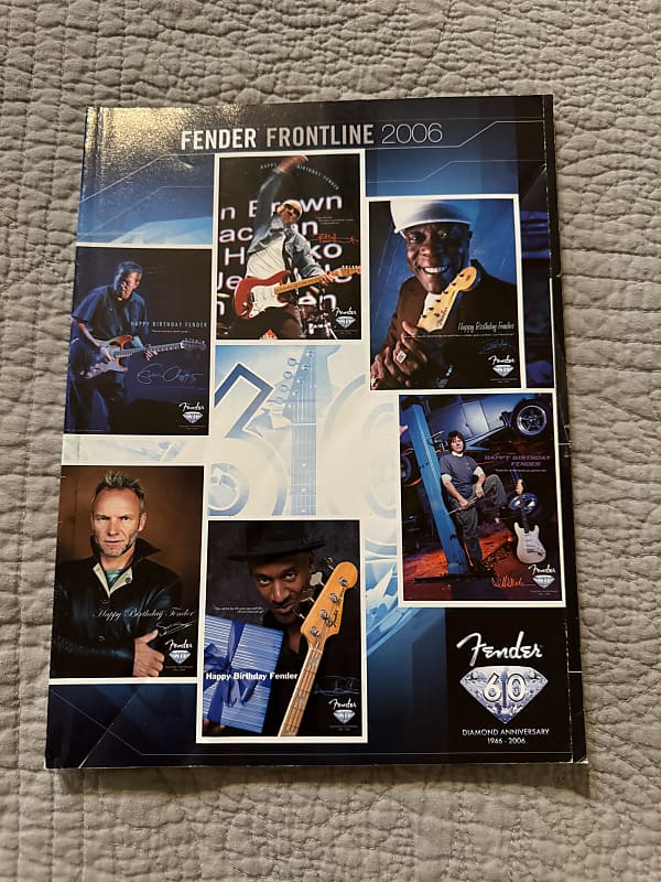 Fender Frontline Catalog 2006 Stratocaster Telecaster Jazz Reverb