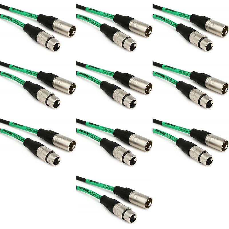 Pro Co EXM-25 Excellines Microphone Cable - 25 foot (10-Pack) image 1