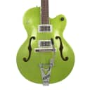 Gretsch G6120T-HR Brian Setzer Signature Hot Rod Hollow Body With Bigsby - Extreme Coolant Green Sparkle - Display Model