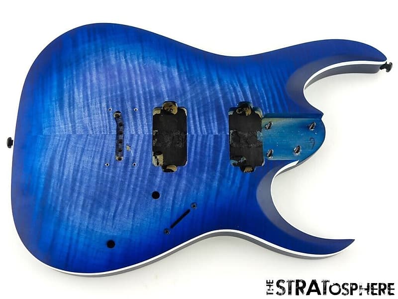 Ibanez RGA42FM BODY Guitar Part RG Flamed Maple Top Bound Blue