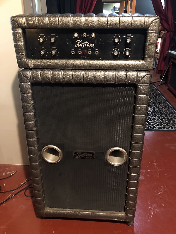 Kustom K200 Mid 60's Silver Reverb