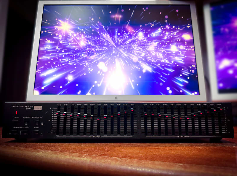 Sansui SE-77 RaRe1983 Vintage Stereo Graphic Equalizer  			