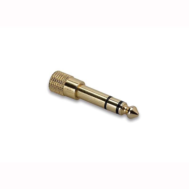 Hosa GHP-105 Headphone Adaptor Replacement Adapter 3.5 mm TRS to 1/4 in TRS image 1