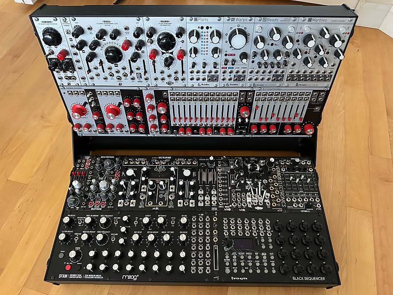 Amalgamod 12U 104HP Powered Eurorack Case w/ Carrying Bag | Reverb