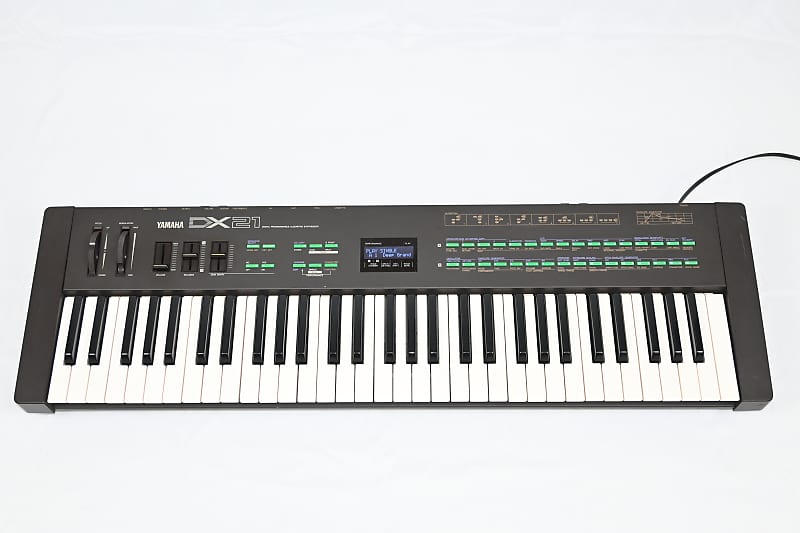 YAMAHA　DX21 Yamaha DX-21 FM Digital Keyboard Synthesizer 61Key Black
