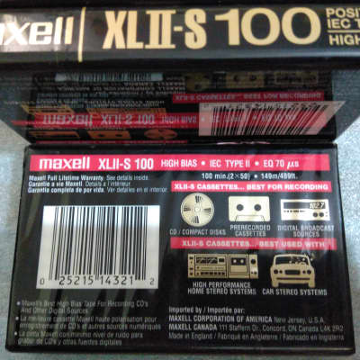 Sealed Maxell UD XL II 100 Blank Audio Cassette Tape 2 PACK – St