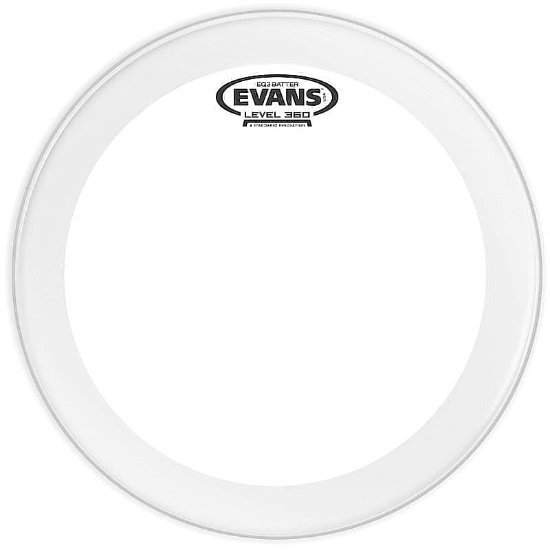 Evans 22" EQ3 Batter Clear Drum Head image 1