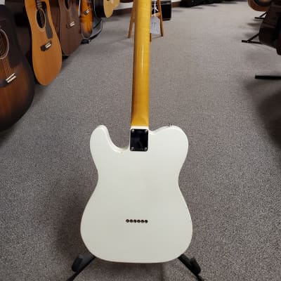 Used K-Line Truxton 2013 Electric Guitar Tele Telecaster Style White with Tweed Case Alder Body image 7