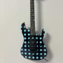 Kramer Nightswan Electric Guitar Floyd Rose Black w/ Blue Polka Dots (Fact 2nd)
