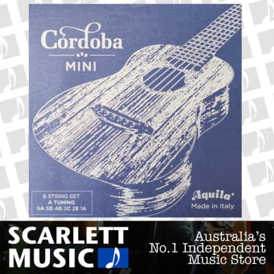Cordoba Mini A-Tuning Guitar Strings - Aquila Supernylgut Ball End Strings for sale