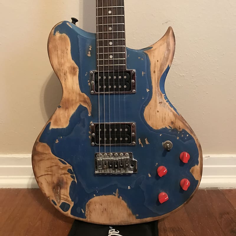 Washburn WI14 Electric guitar. 90s. Crazy cool look. Reverb
