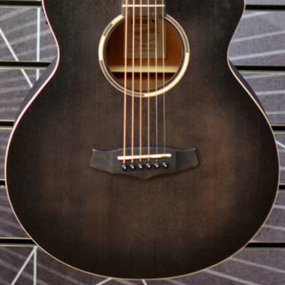 Tanglewood Blackbird TWBB SFCE Super Folk Smokestack Black Electro Acoustic Guitar image 6