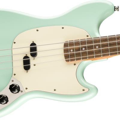 Squier Classic Vibe '60s Short-Scale Mustang Bass, Laurel FB, Surf Green image 4