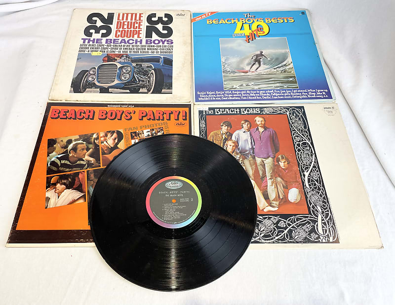 Lot of 5 Used Vinyl LP Records The Best Of The Beach Boys Reverb