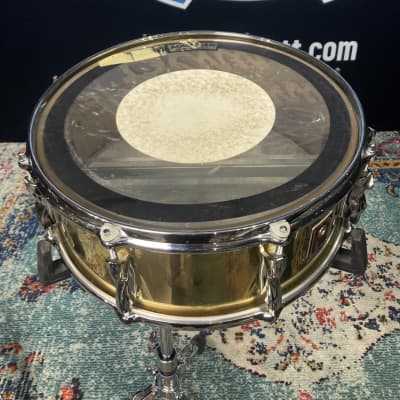 Premier Carmine Appice's 5x14" Snare Drum (#8) 1990s - Brass image 2