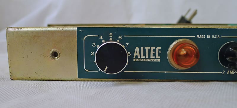 Altec 1566a Tube Microphone Pre Amp Modified From The Record Plant