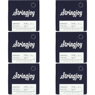 Stringjoy Signatures Nickel-wound Balanced Electric Guitar Strings - .010-.048 (6-Pack) for sale