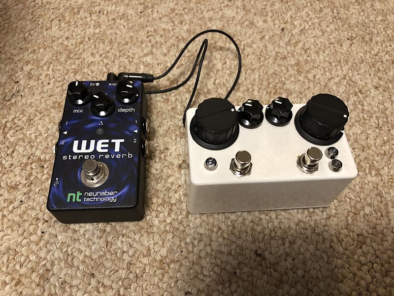 Neunaber Stereo WET Reverb Pedal with custom Expression/Preset controller