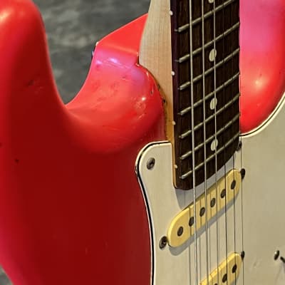 1987 MIJ Squier Stratocaster - Red image 7
