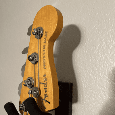 Custom Fender American Ultra precision bass  2019 Sunburst image 4