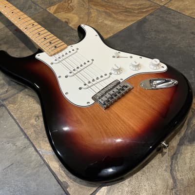 2017 Fender Standard Stratocaster Brown Sunburst with Maple Fretboard image 6