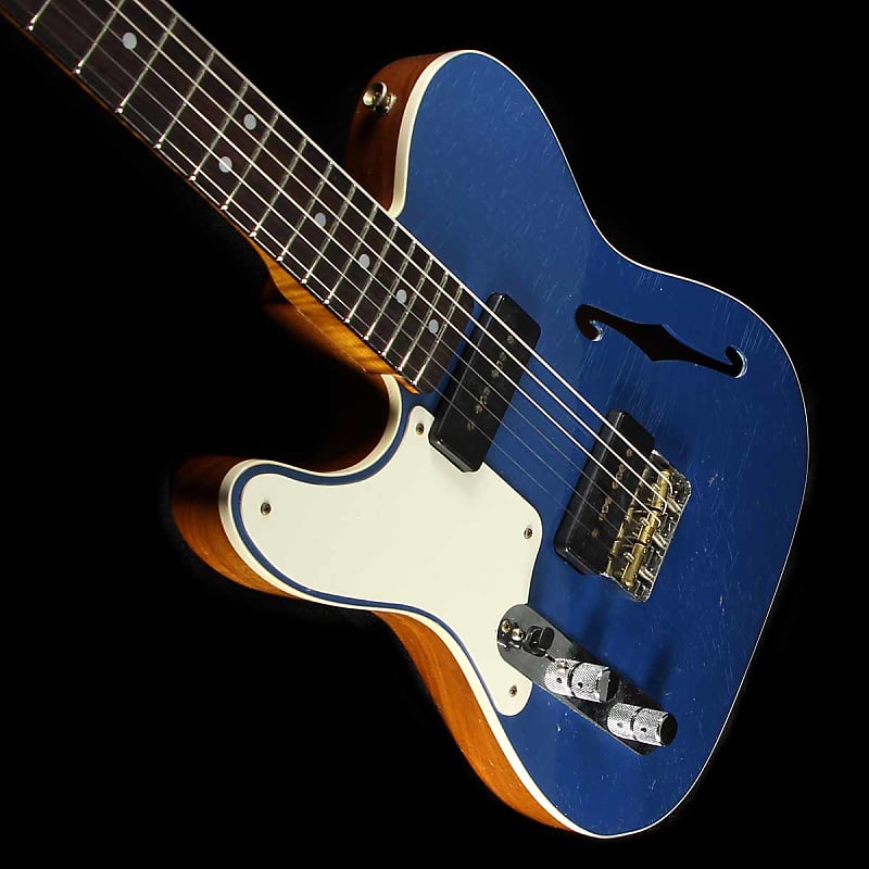 Fender Custom Shop LTD P90 Thinline Telecaster Lake Placid Blue  lefty lefthanded LH image 1