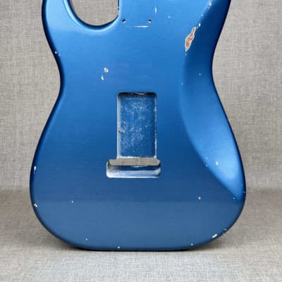 Lake Placid Blue Nitro Finish Guitar Body - Watch all the pics: It's 100% MADE IN ITALY image 7
