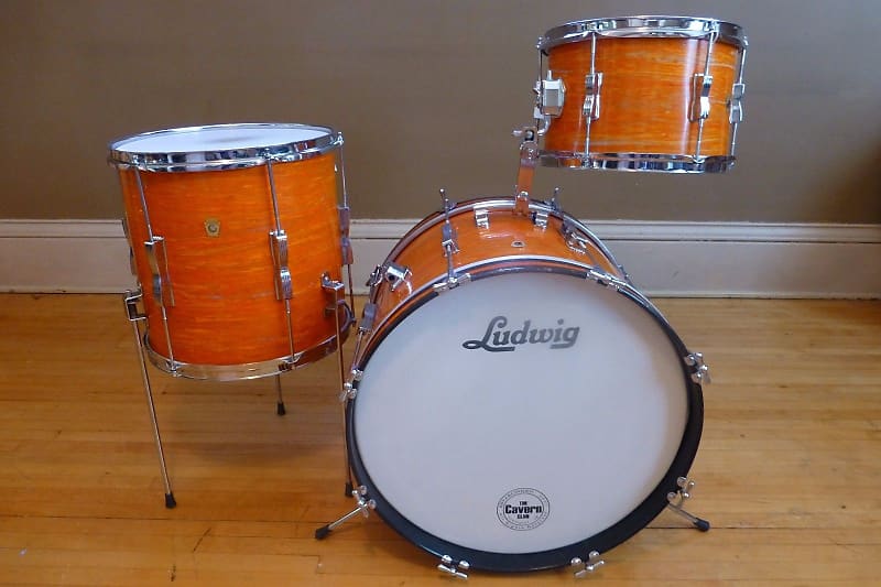 Ludwig No. 996-1 Club Date Outfit 12" / 14" / 20" Drum Set 1960s image 12
