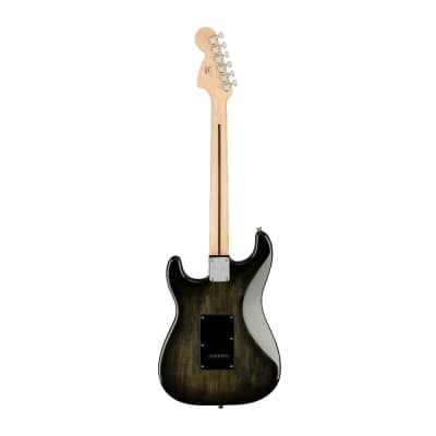Fender Squier Affinity Series Stratocaster FMT HSS Guitar (Black Burst) image 2