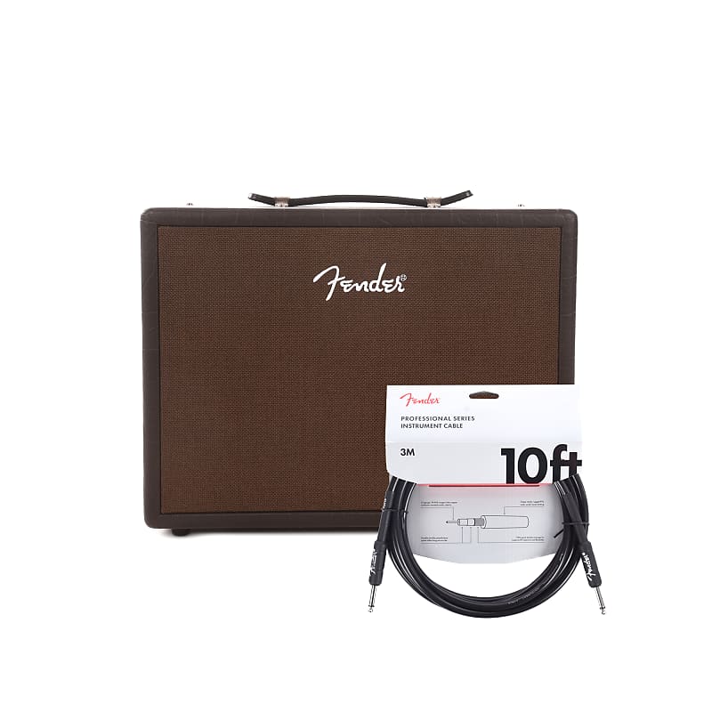 Fender Acoustic Junior GO Combo Amplifier and (1) Cable Bundle image 1