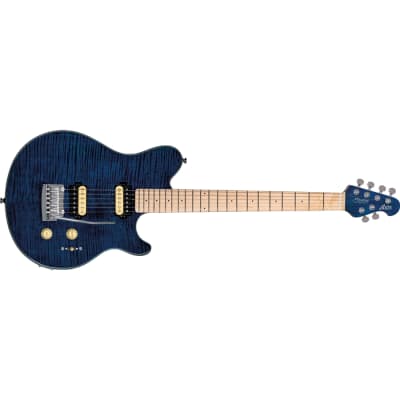 Sterling by Music Man Axis Flame Maple Top Neptune Blue for sale