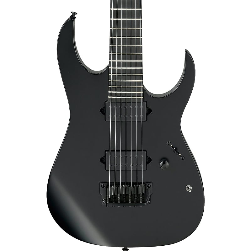 Ibanez RGIXL7BKF RG Standard 7-String Electric Guitar, Black Flat | Reverb