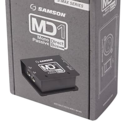Samson S-Max MD1 Passive Mono Direct DI Box,18Hz–40kHz, 0dB/-15dB image 5