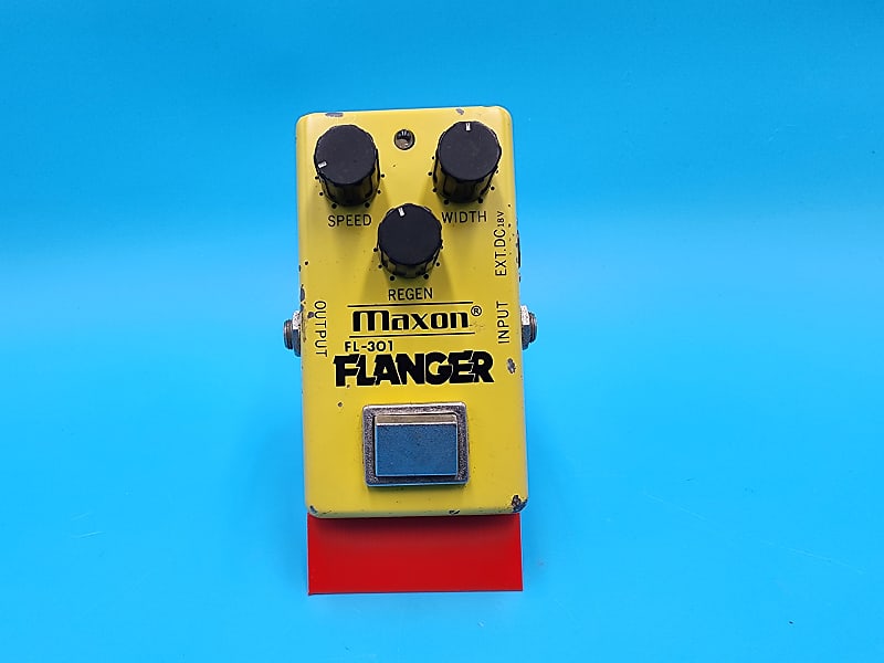 Vintage 80s Maxon FL-301 Flanger Guitar Effect Pedal Bass BBD | Reverb