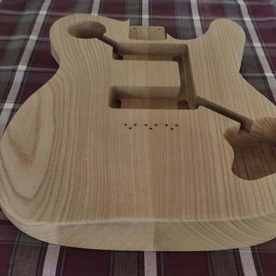 Woodtech Routing - 2 pc Catalpa - Arm & Belly Cut - Deluxe Telecaster Body - Unfinished image 3