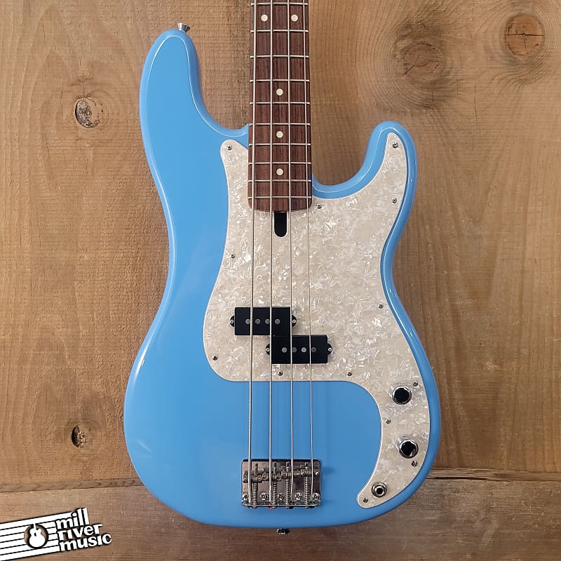 Fender Made in Japan Limited International Color Precision Bass Rosewood Fingerboard Maui Blue Used